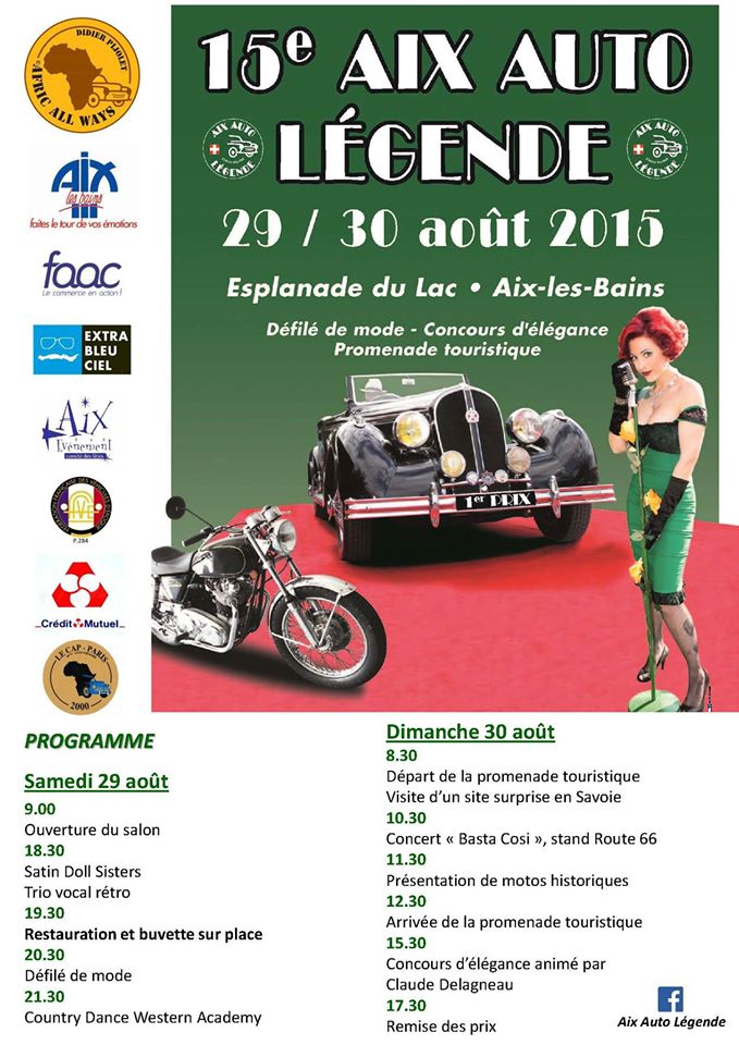 Aix Auto Légende 2015, Aix-les-Bains