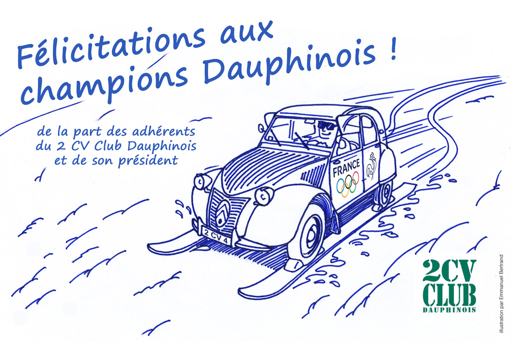 Nos félicitations aux champions olympiques Dauphinois