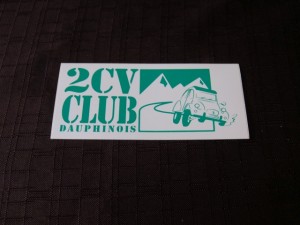 sticker 2CV CLUB