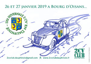 Hivernale 2019 du 2 CV Club Dauphinois