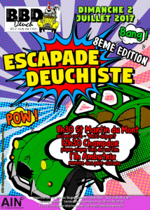 affiche 8ème Escapade BBDDeuch 2017