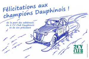 Nos félicitations aux champions olympiques Dauphinois