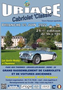 affiche de l'Uriage Cabriolet Classic 2022